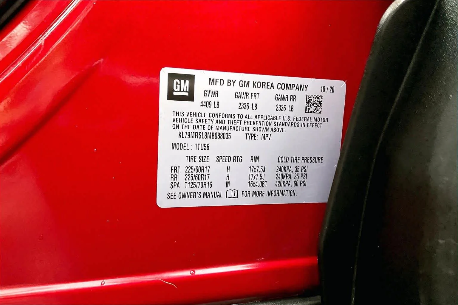 Used 2021 Scarlet Red Metallic Chevrolet LT image 35