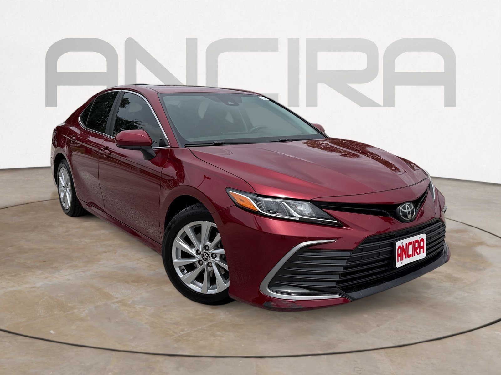 Used 2021 Supersonic Red Toyota LE image 4