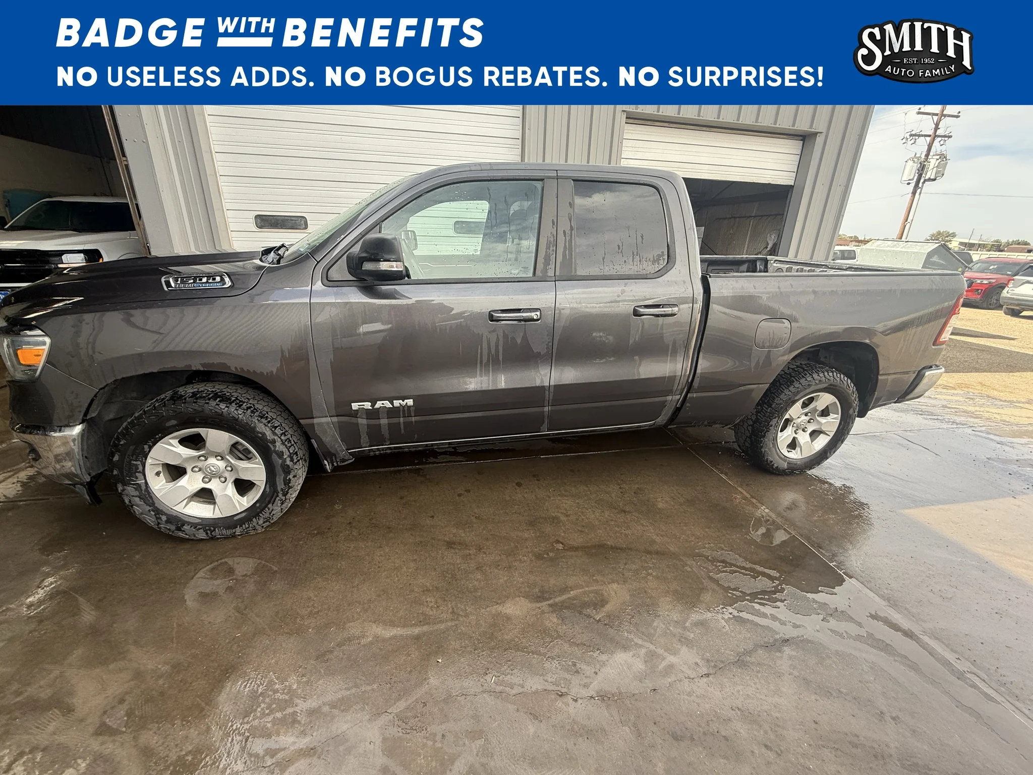 Certified Used 2022 Granite Crystal Clearcoat Metallic Ram Big Horn image 4