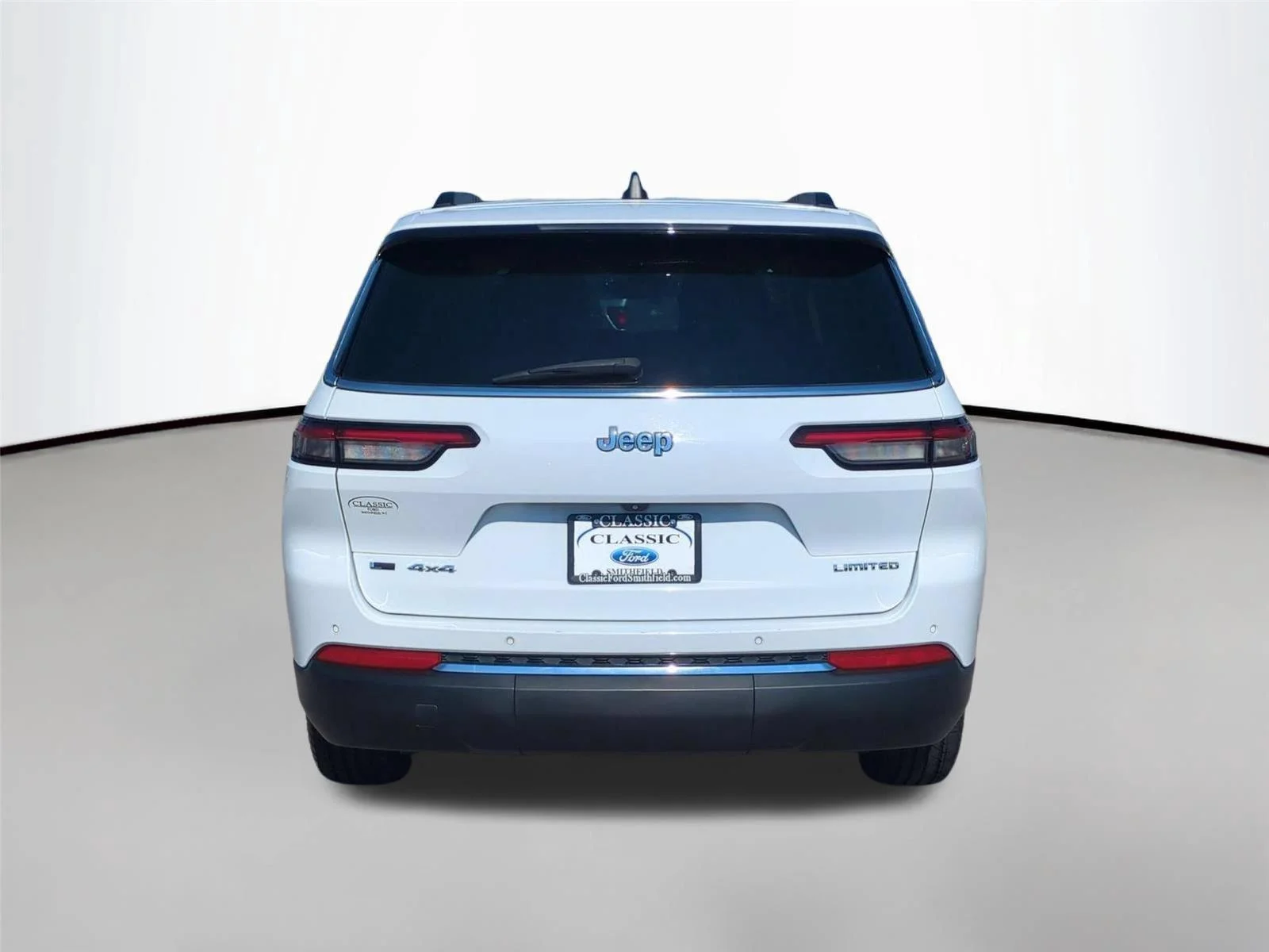 Used 2021 Bright White Clearcoat Jeep Limited image 4