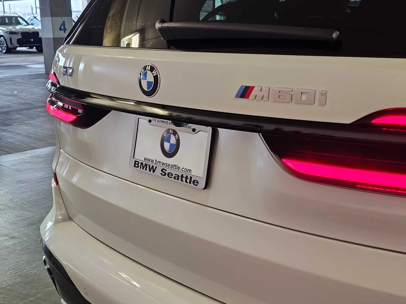 New 2026 Mineral White Metallic BMW M60i image 7