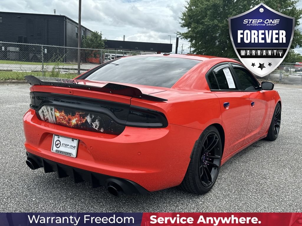 Used 2021 Orange Dodge SXT image 7