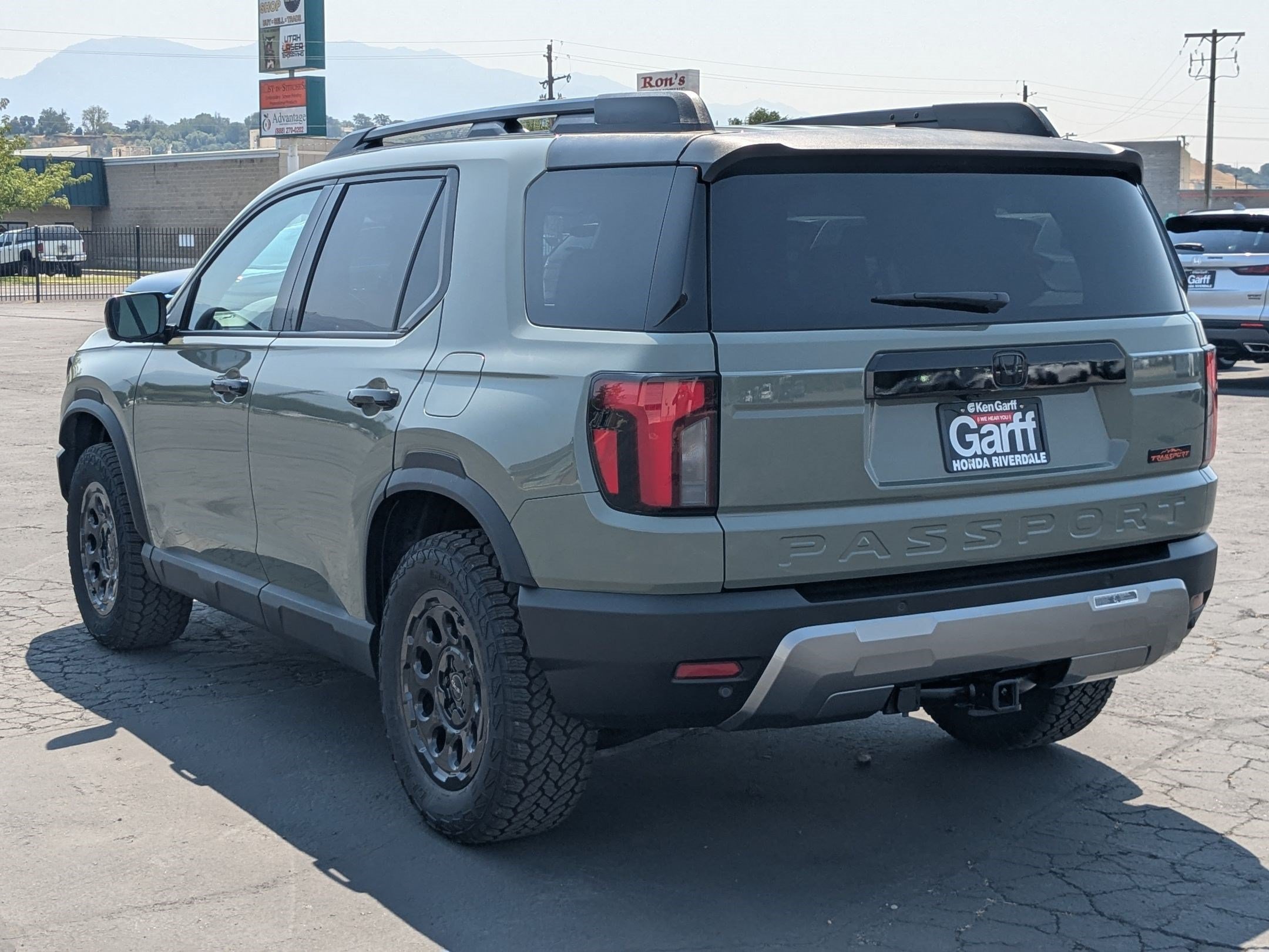 New 2026 Ash Green Metallic Honda TrailSport Elite Blackout image 5
