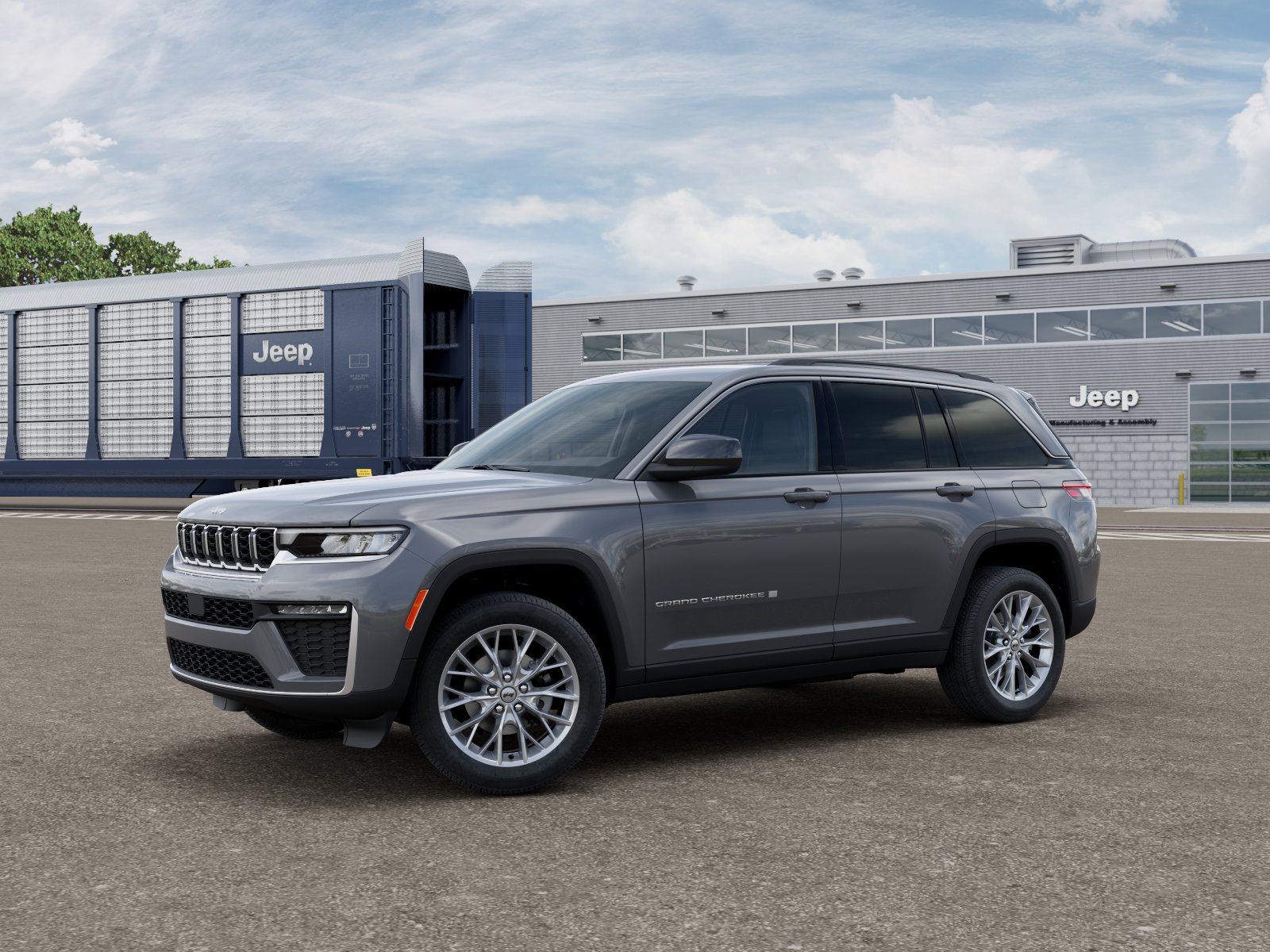 New 2027 Sting-Gray Clear-Coat Paint Jeep Limited image 1