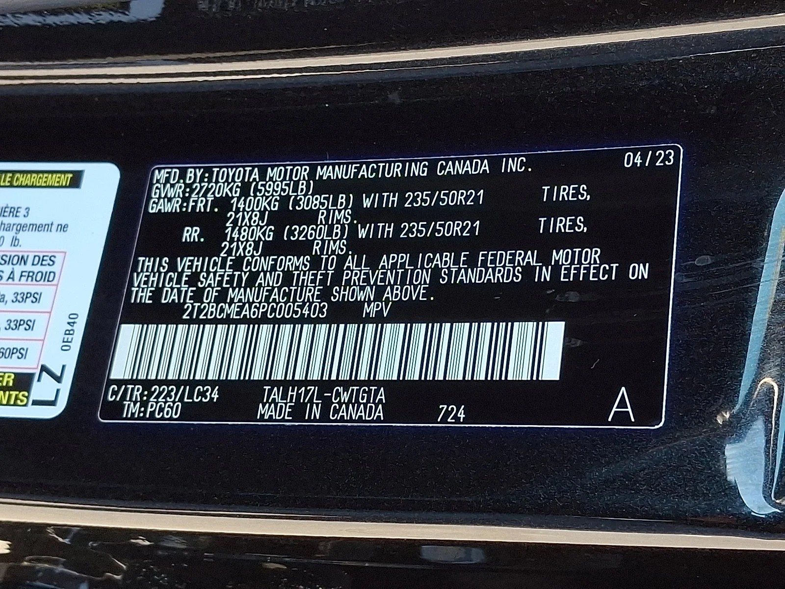 Used 2023 Caviar   223 Lexus RX 500h F SPORT Performance image 28