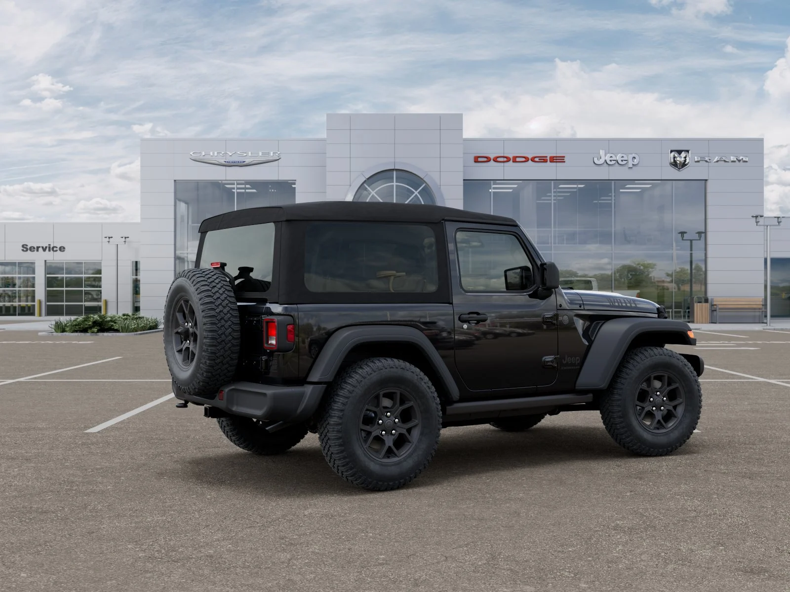 New 2026 Black Clear-Coat Exterior Paint Jeep Willys image 33