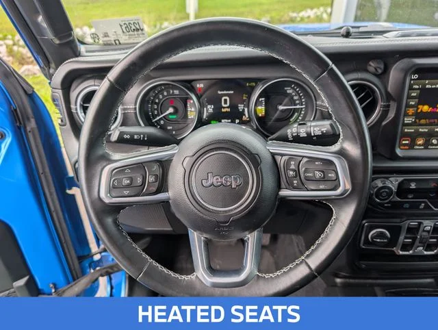 Used 2022 Blue Jeep Unlimited Sahara 4xe image 14