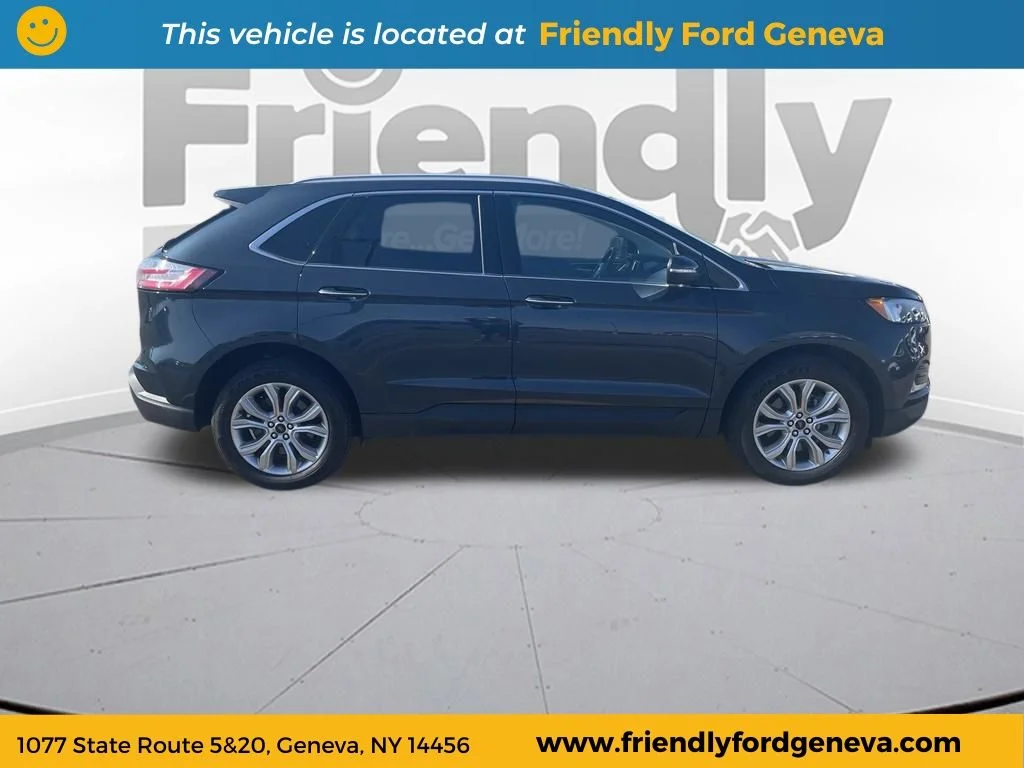 Used 2023 Stone Blue Metallic Ford Titanium image 4