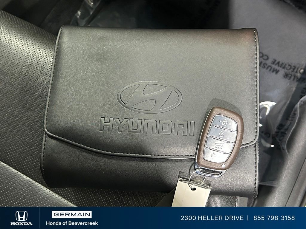 Used 2019 Aqua Blue Hyundai Limited image 30