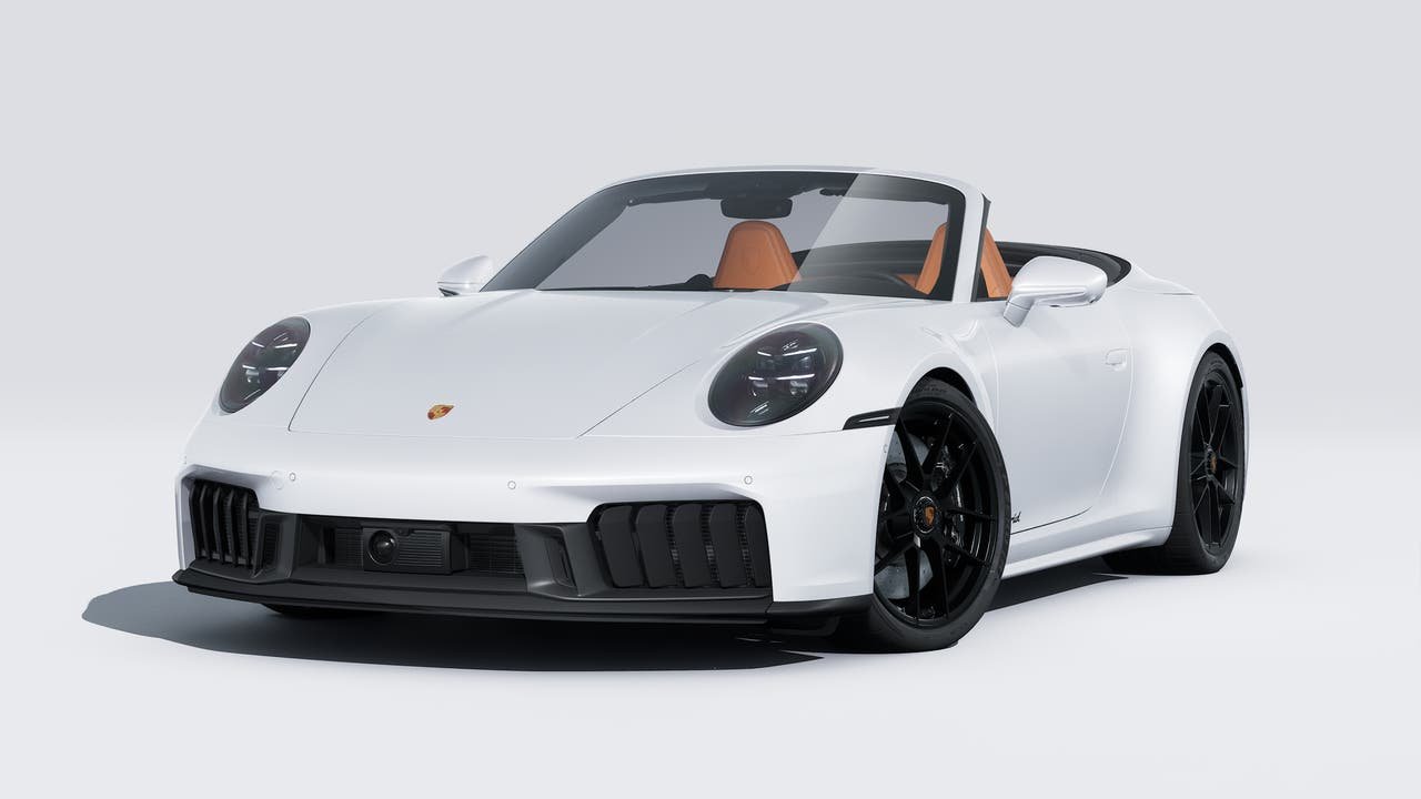 New 2026 Ice Grey Metallic Porsche Carrera 4 GTS Cabriolet image 1