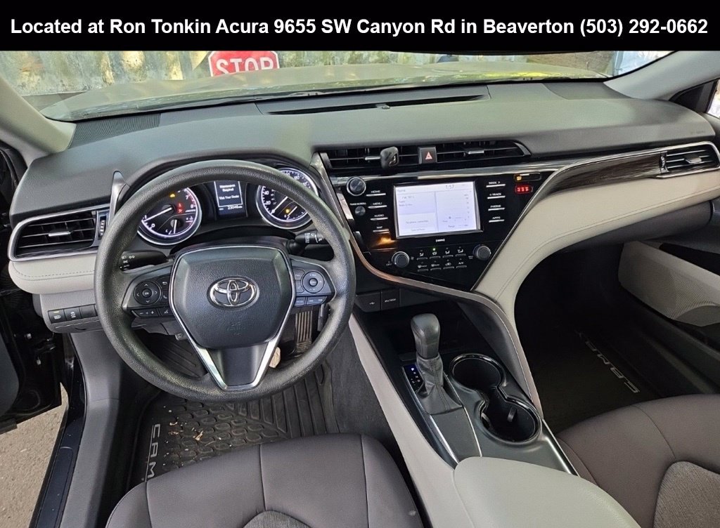 Used 2020 Midnight Black Metallic Toyota LE image 7