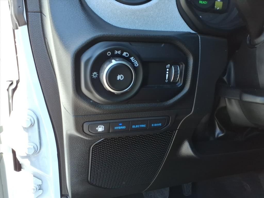 Used 2024 Bright White Clearcoat Jeep Sport S 4xe image 19