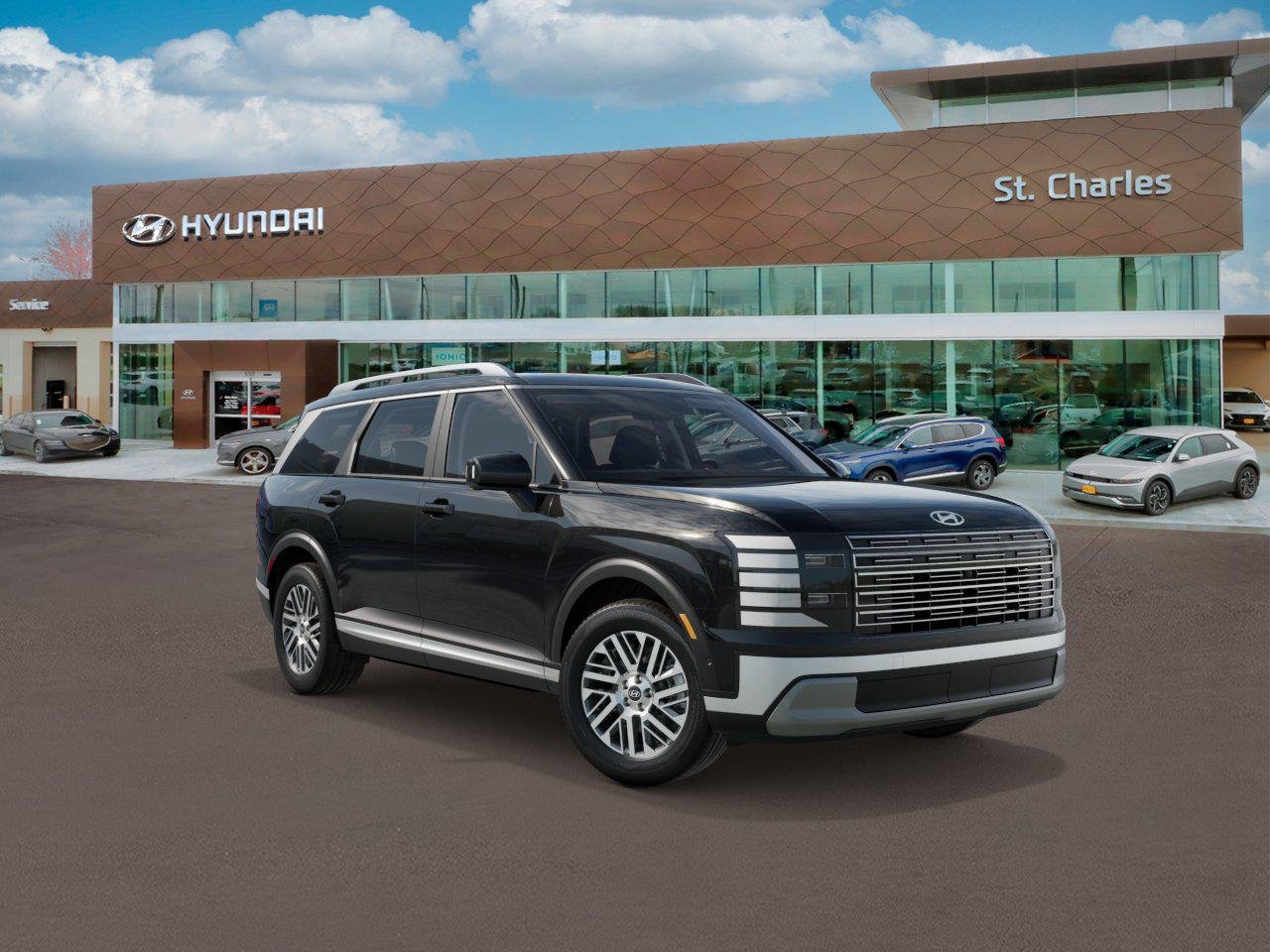New 2027 Abyss Black Pearl Hyundai SEL Premium AWD image 2