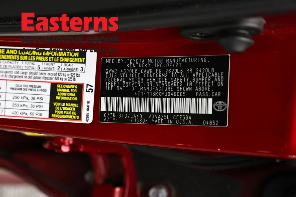 Used 2021 Red Toyota XLE image 34