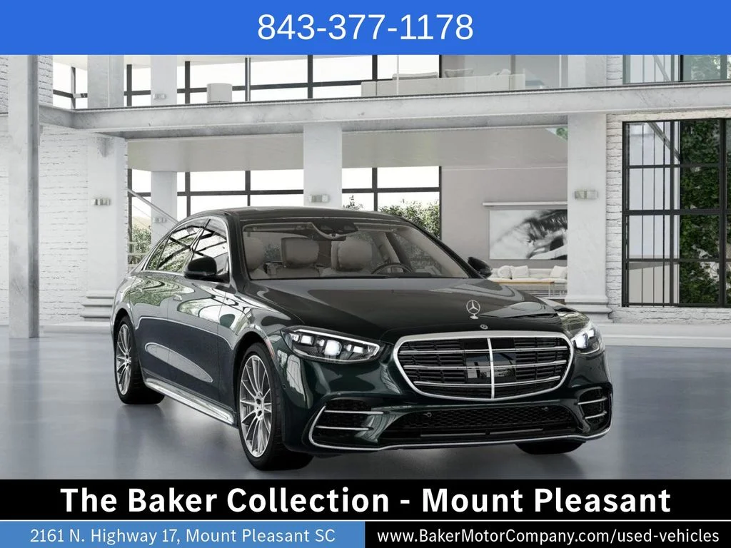 Certified Used 2026 Emerald Green Metallic Mercedes-Benz S 500 image 9