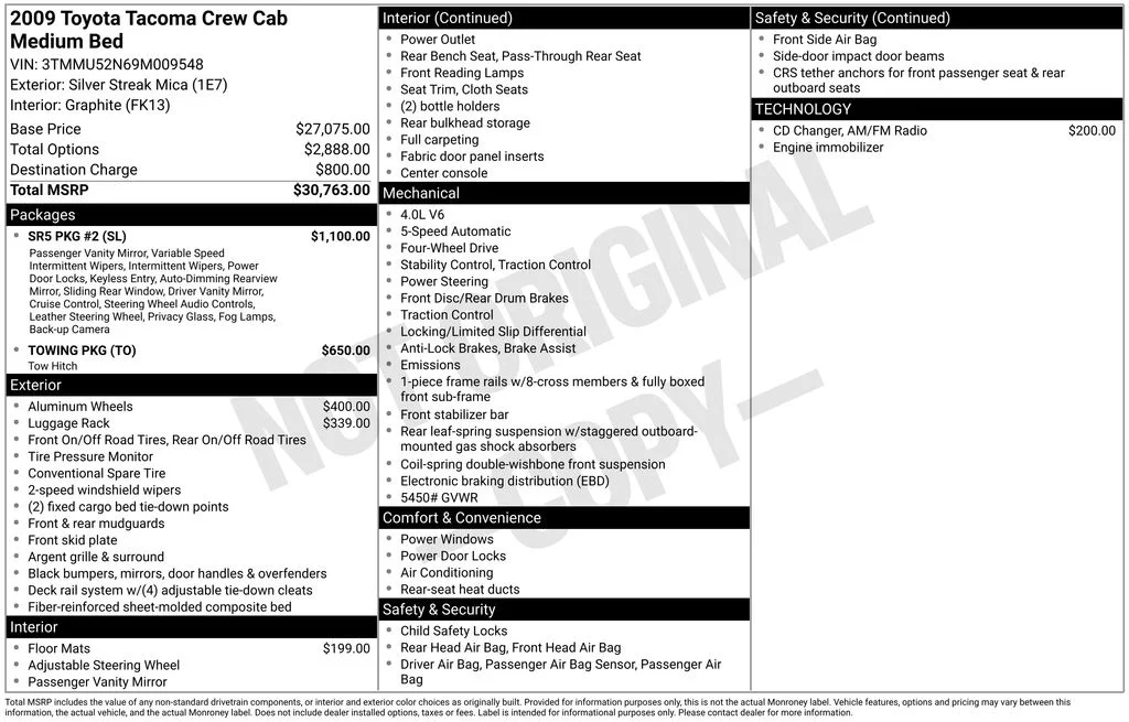 Used 2009 Silver Toyota Base image 9