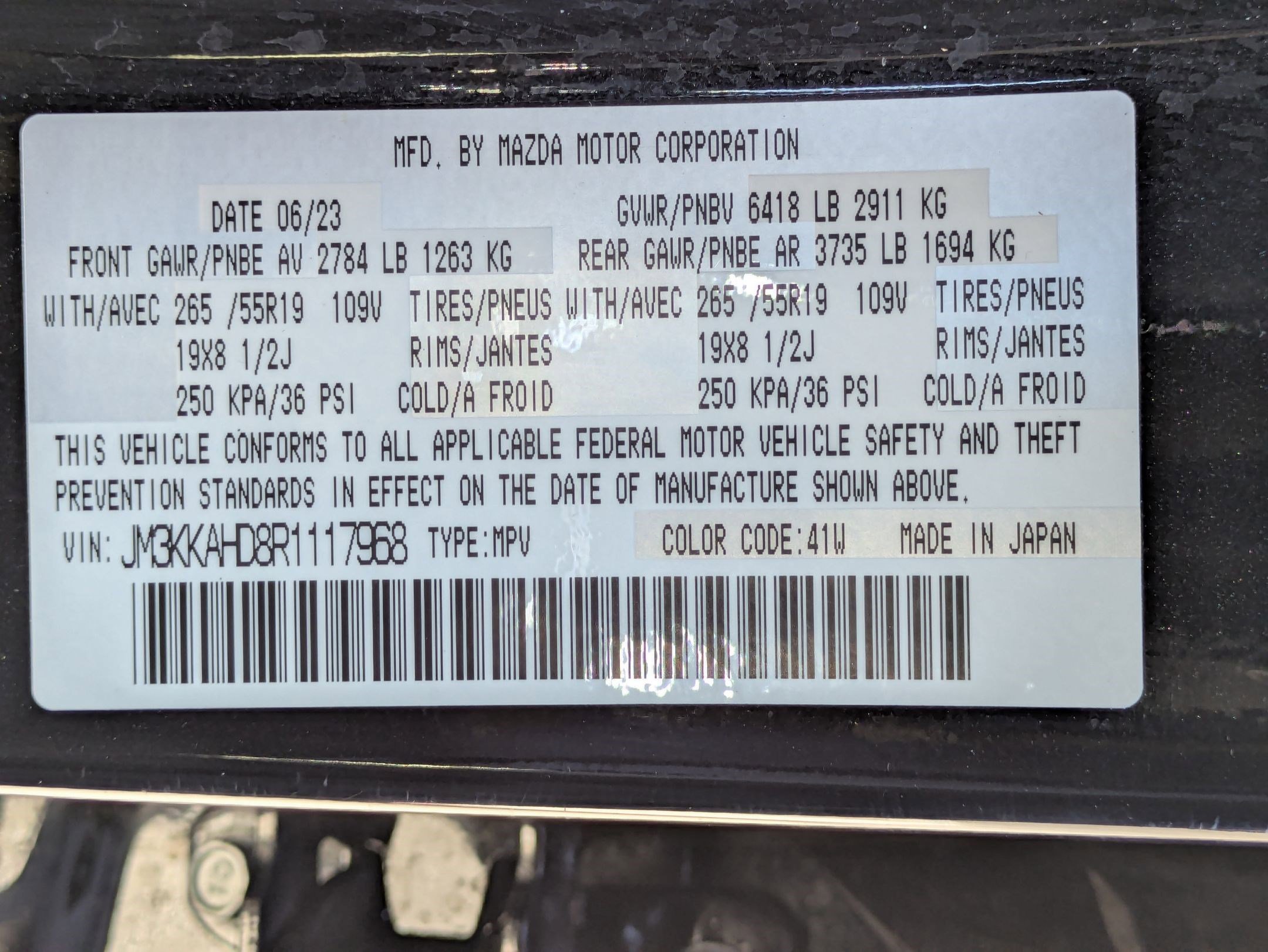 Used 2024 Jet Black Mica Mazda 3.3 Turbo Select image 33