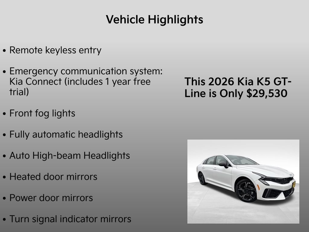 2026 Kia K5 GT-Line - Photo 10