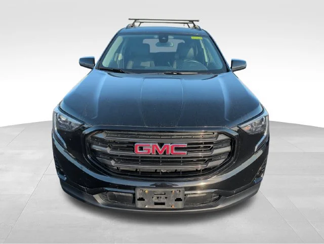 Used 2021 EBONY TWILIGHT METALLIC GMC SLT image 10