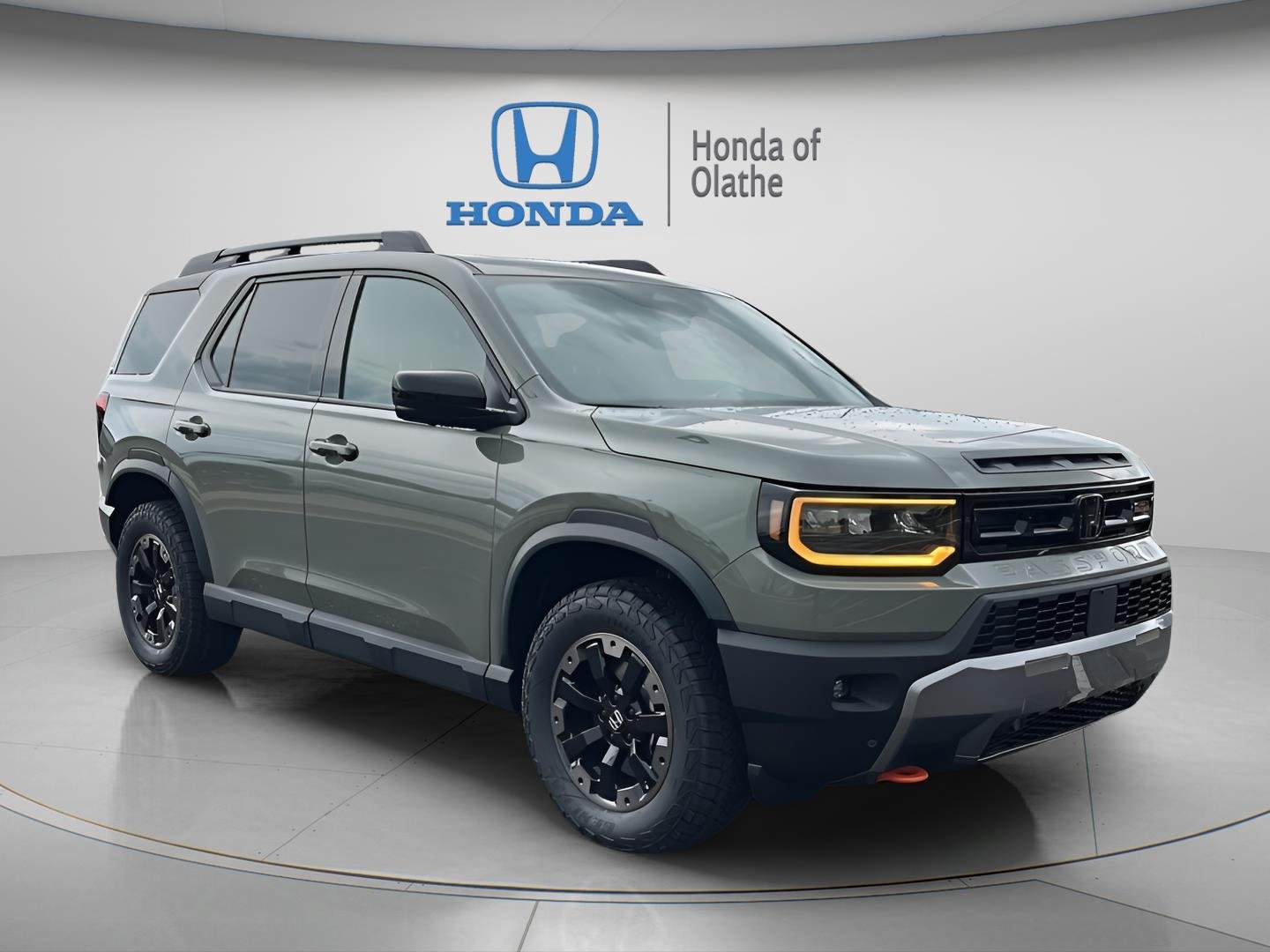 New 2026 Ash Green Metallic Honda TrailSport Elite image 1