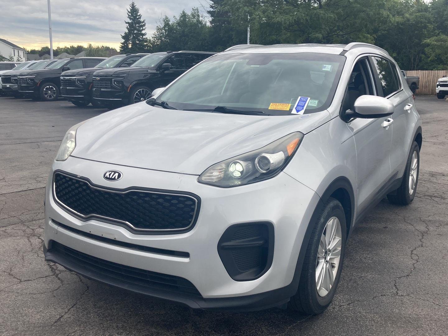 Used 2019 Sparkling Silver Kia LX image 3