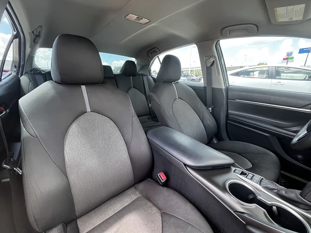 Used 2022 Midnight Black Metallic Toyota LE image 9