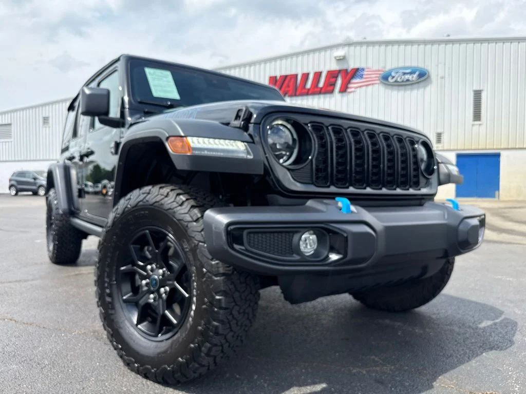 Used 2024 Black Jeep Willys 4xe image 44
