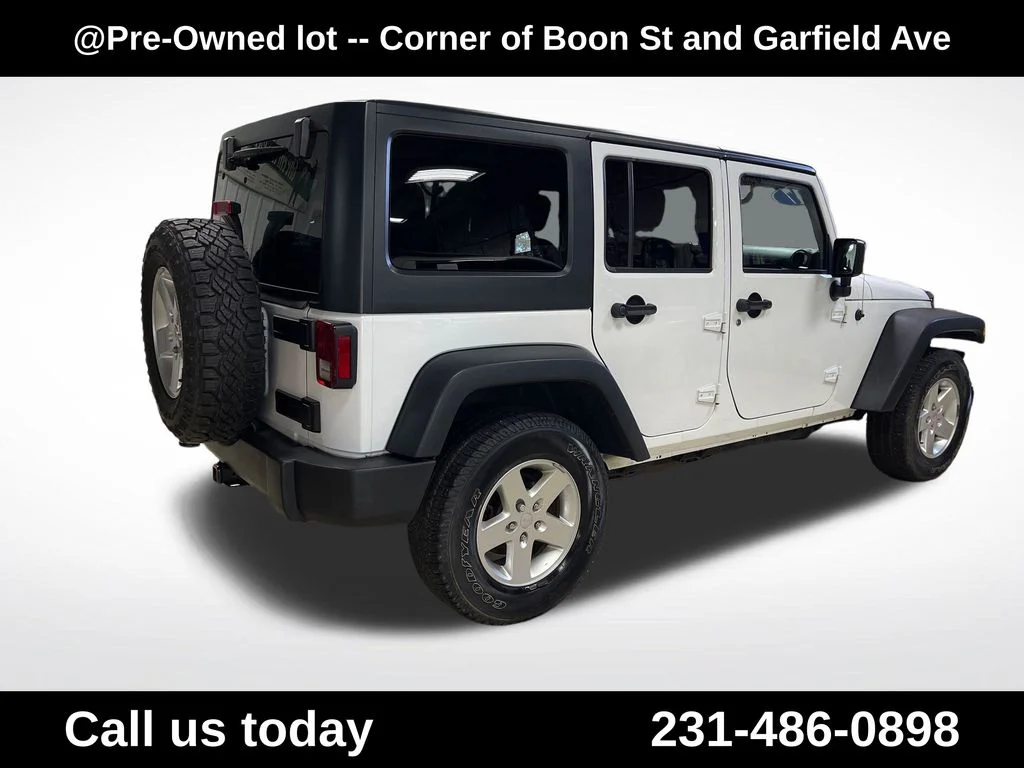 Used 2017 White Jeep Unlimited Sport image 7