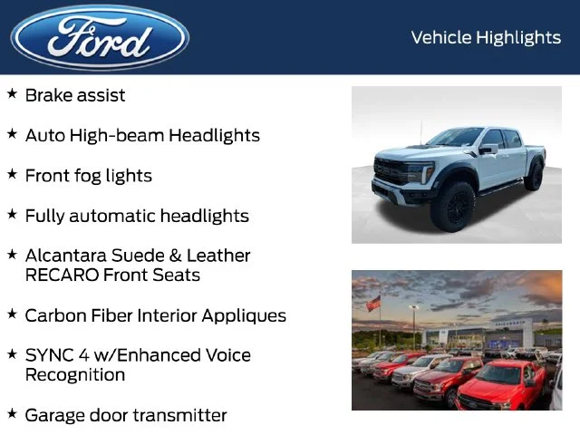 Used 2024 White Ford Raptor image 13