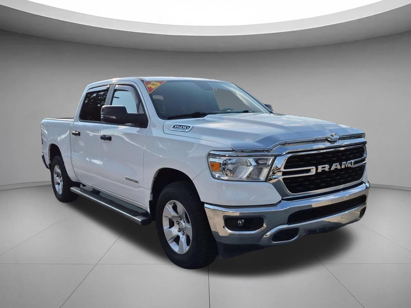Used 2023 Bright White Clearcoat Ram Big Horn image 7
