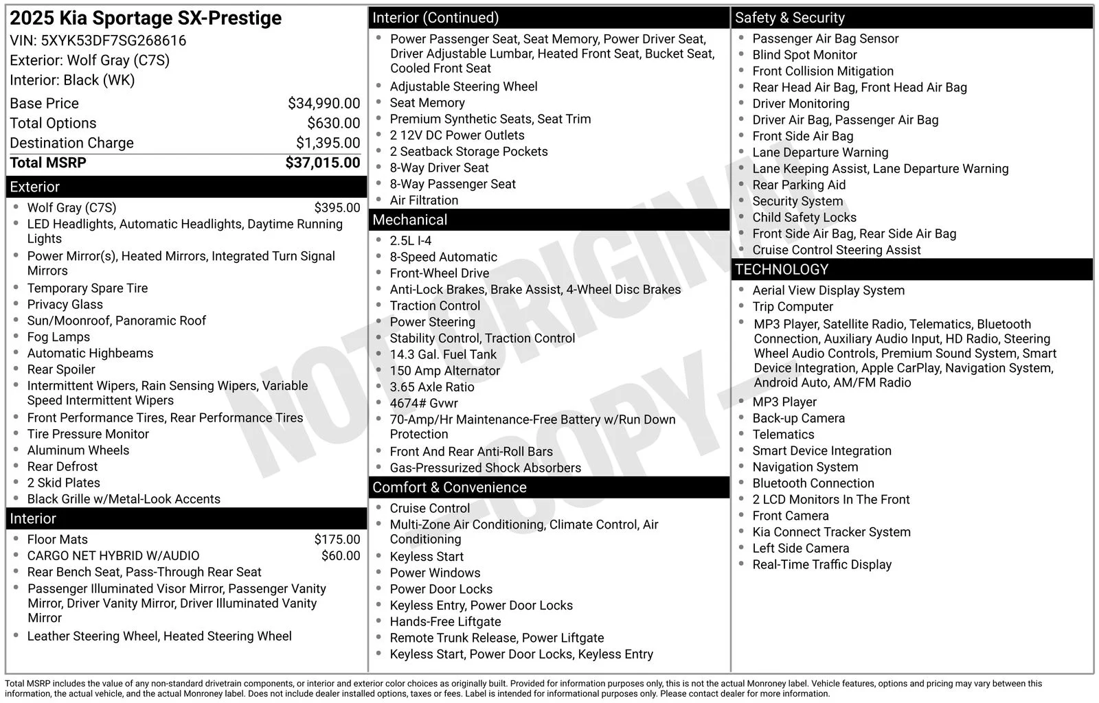 Used 2025 Wolf Gray Kia SX-Prestige image 25