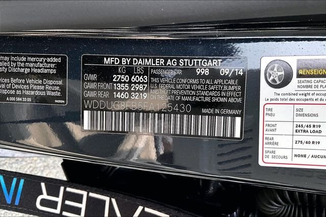 Used 2015 Blue Mercedes-Benz S 550 image 4
