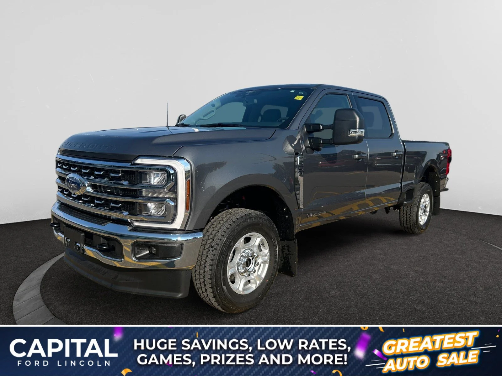 New 2026 Carbonized Grey Metallic Ford XLT image 1