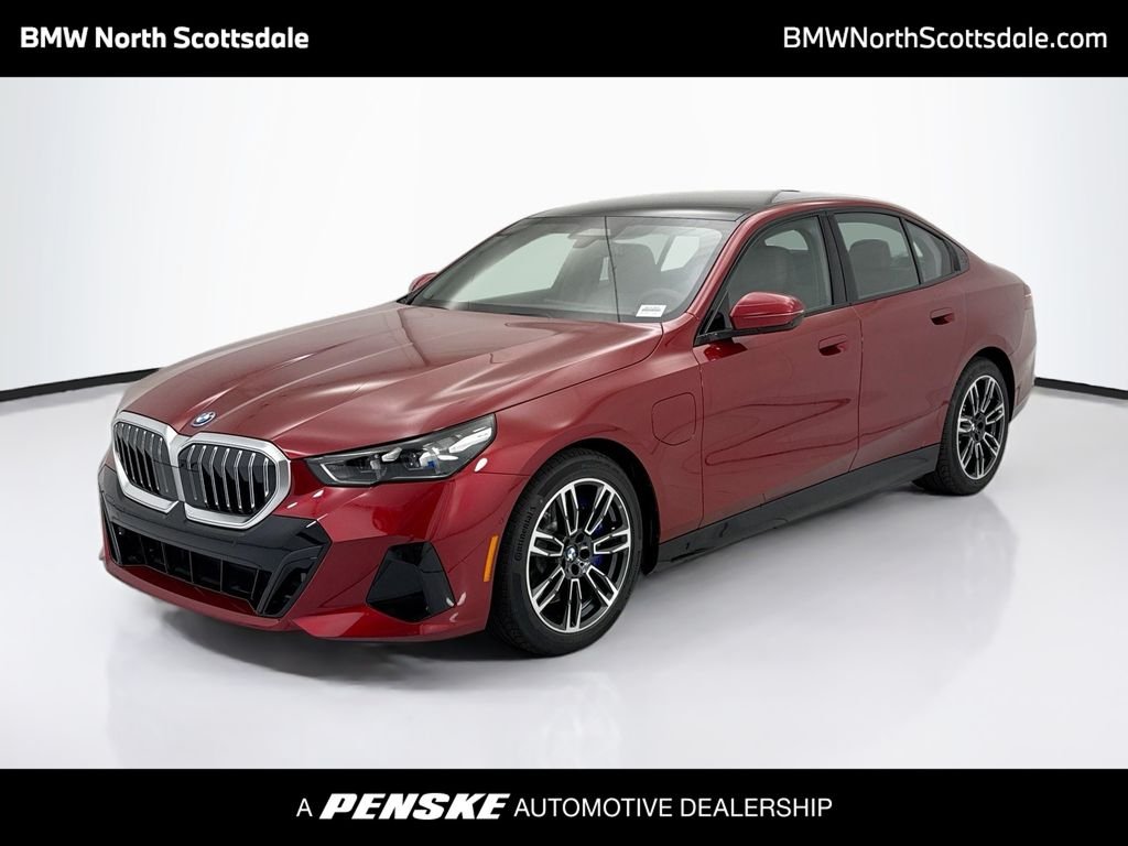 New 2027 Red Metallic BMW 550e xDrive image 1