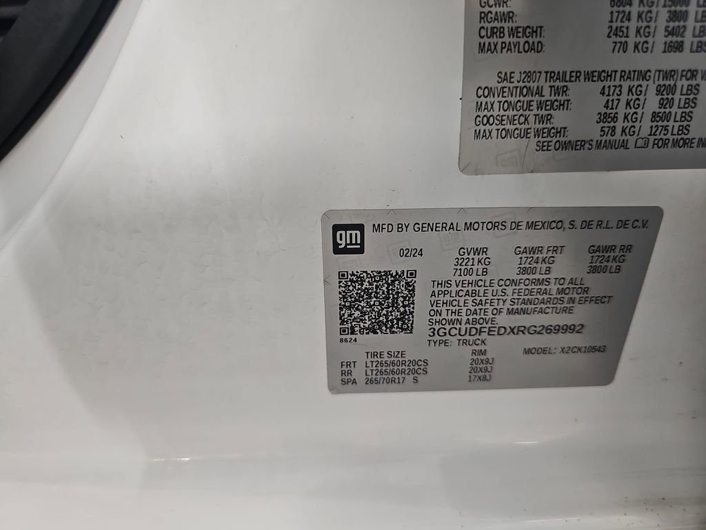 Certified Used 2024 Summit White Chevrolet LT Trail Boss image 41