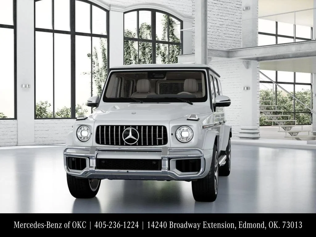 New 2027 MANUFAKTUR Moonlight White Metallic Mercedes-Benz AMG® G 63 SUV image 84