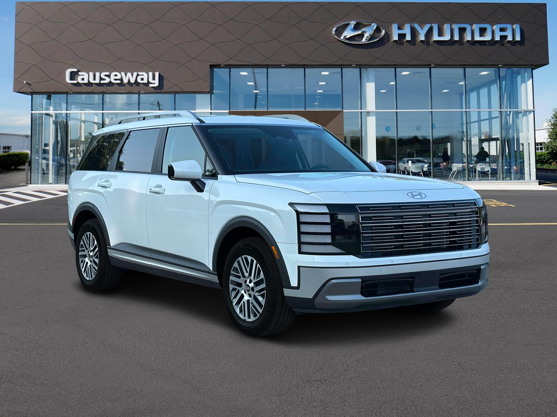 New 2027 White Hyundai SEL AWD image 11