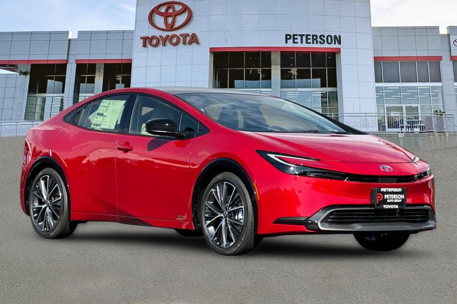 New 2026 Supersonic Red Toyota XLE AWD image 2