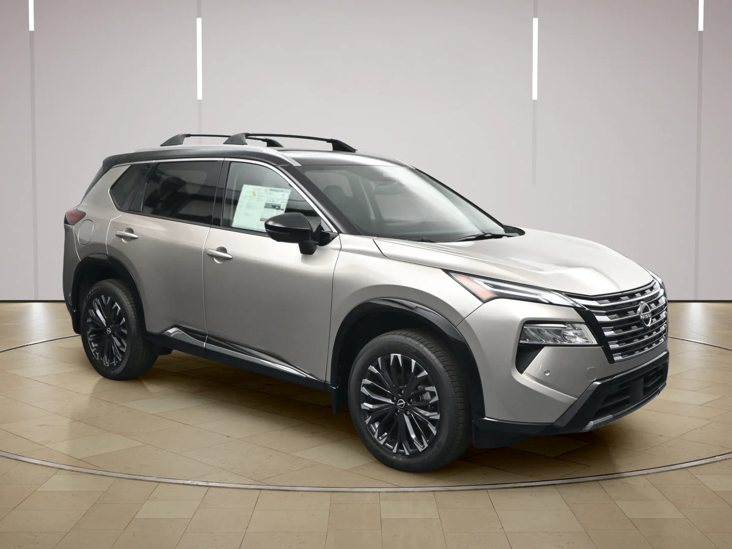 New 2026 Champagne Silver Metallic/Super Black Nissan Platinum image 1