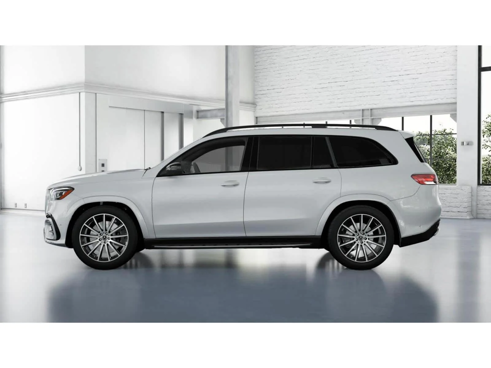 Used 2024 MANUFAKTUR Moonlight White Metallic Mercedes-Benz GLS 450 image 33