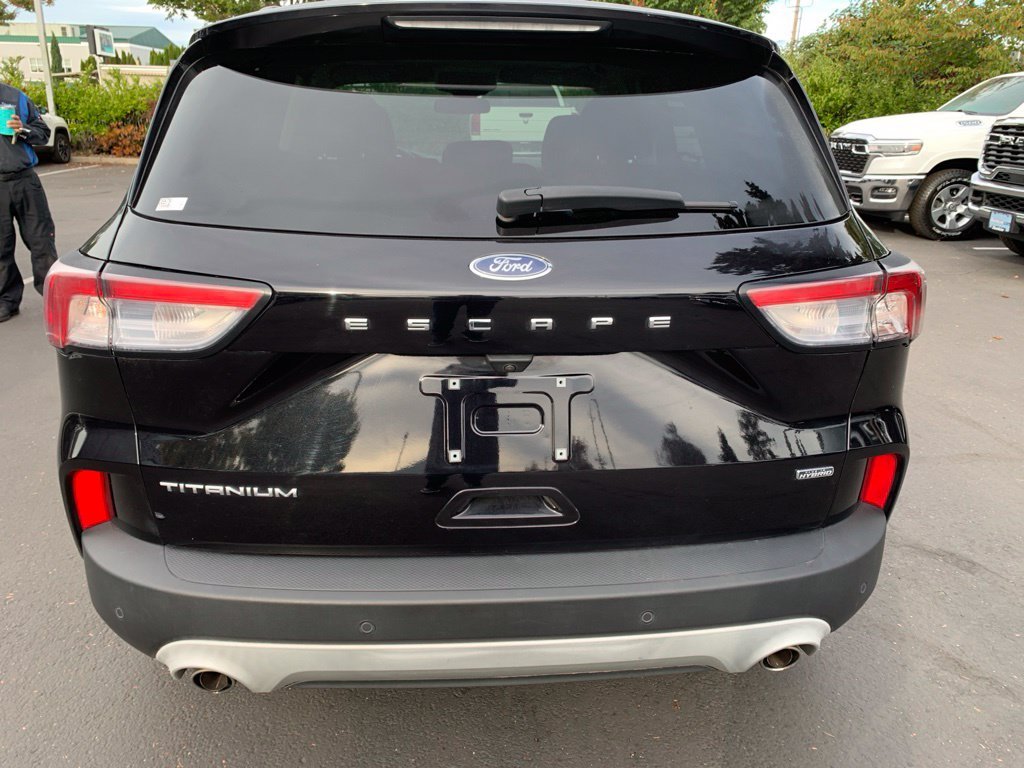 Used 2021 Black Ford Titanium image 3
