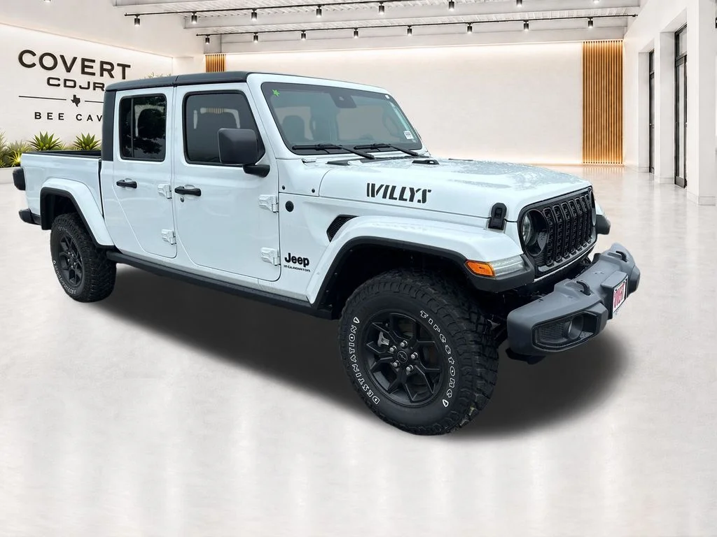 New 2025 Bright White Clear-Coat Exterior Paint Jeep Willys image 1
