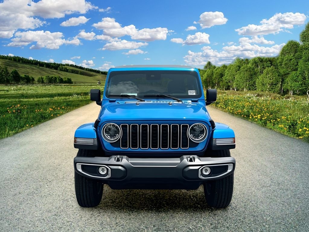 New 2025 Hydro Blue Pearl-Coat Exterior Paint Jeep Sahara image 2