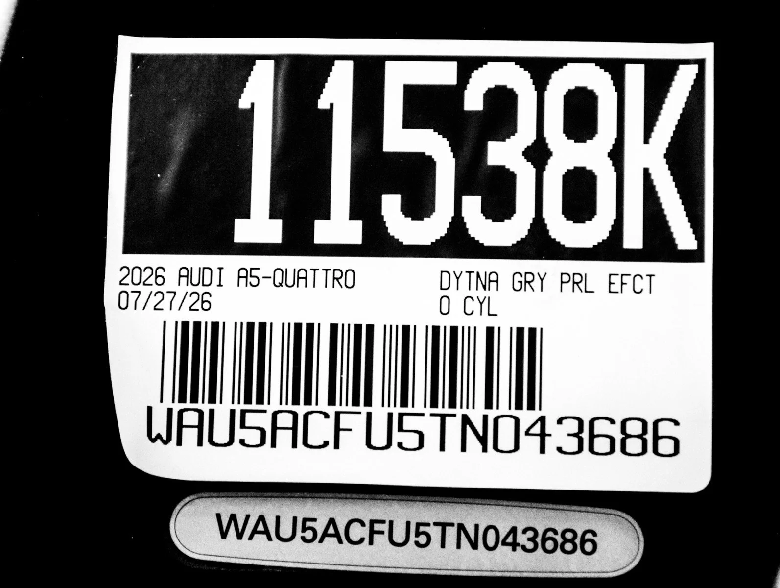 New 2026 Daytona Gray Pearl Effect Audi Premium Plus image 30