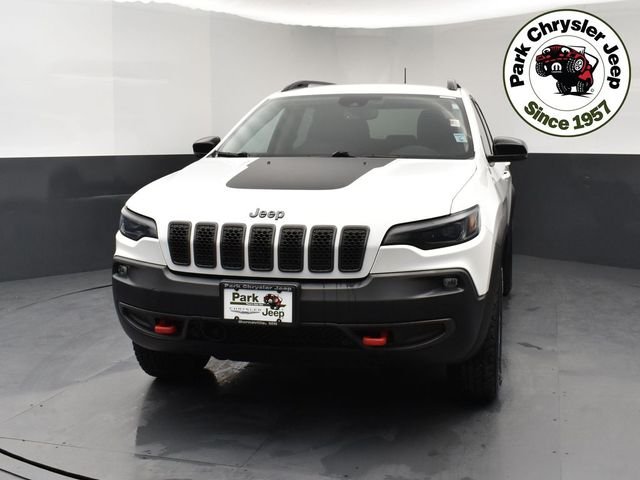 Used 2022 Jeep Cherokee Trailhawk with VIN 1C4PJMBX4ND533451 for sale in Burnsville, Minnesota