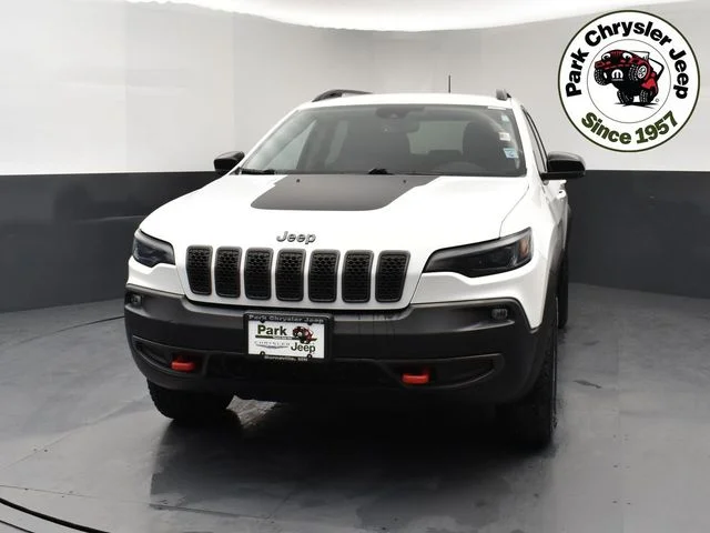 Used 2022 Jeep Cherokee Trailhawk with VIN 1C4PJMBX4ND533451 for sale in Burnsville, Minnesota