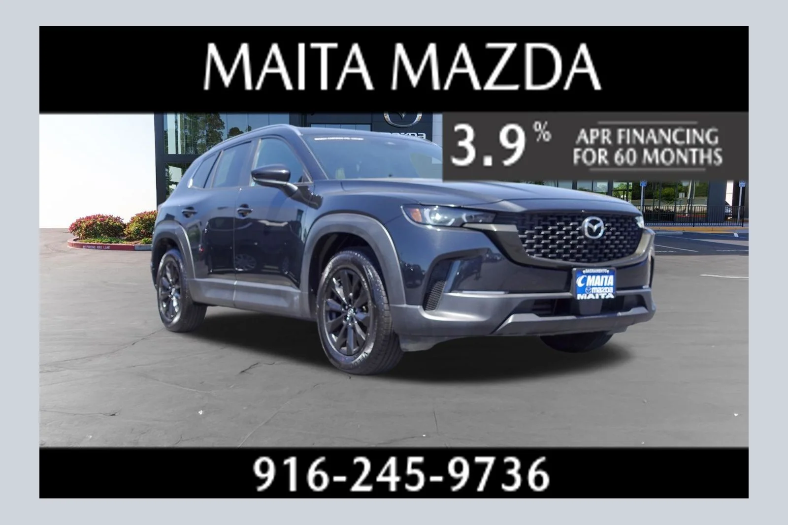Certified Used 2025 Jet Black Mica Mazda 2.5 S Preferred Package image 1