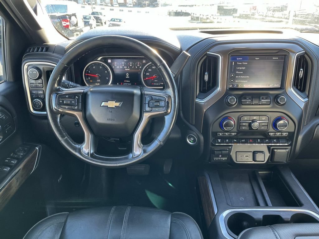 Used 2021 SILVER ICE METALLIC Chevrolet High Country image 14
