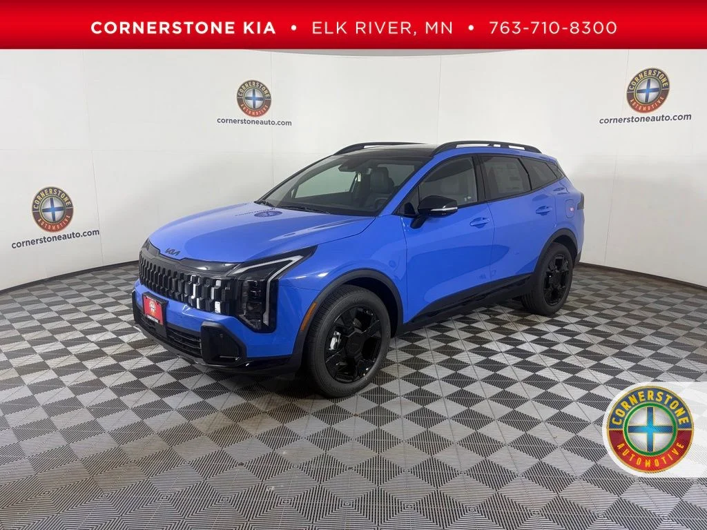 New 2026 Nebular Blue Kia X-Line image 1