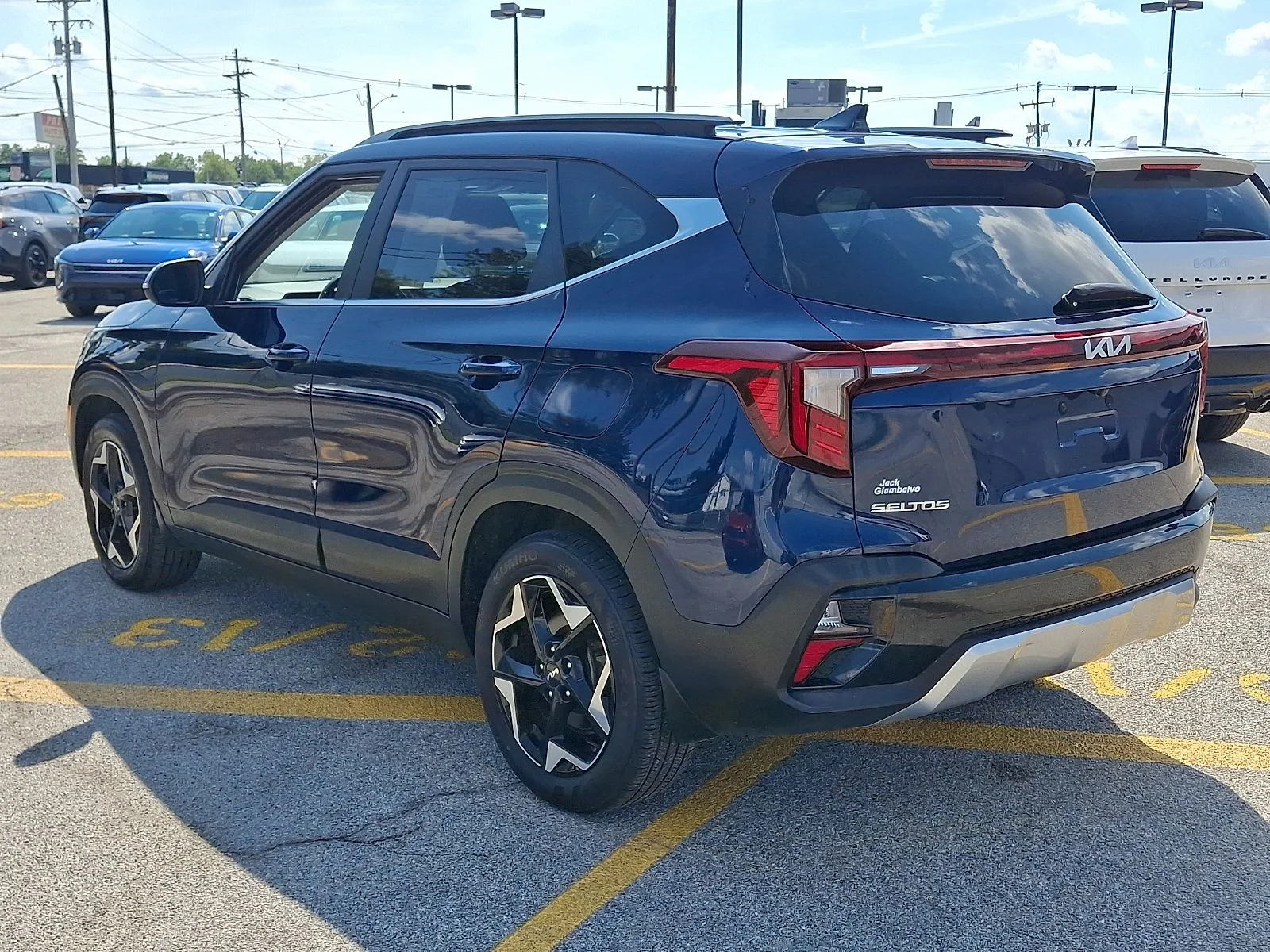 Certified Used 2024 Blue Kia EX image 4